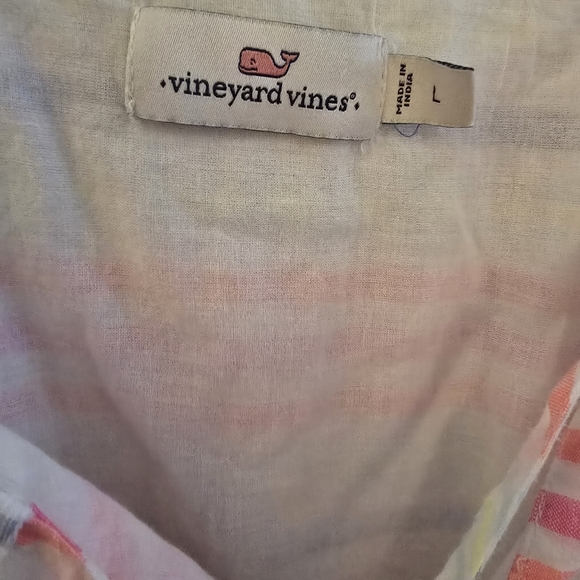 Vineyard Vines Striped Mini Dress - Pink, Blue, White - Picture 3 of 3